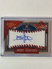 2019 Panini Leather and Lumber #108 Enyel De Los Santos Rookie Autograph /149 