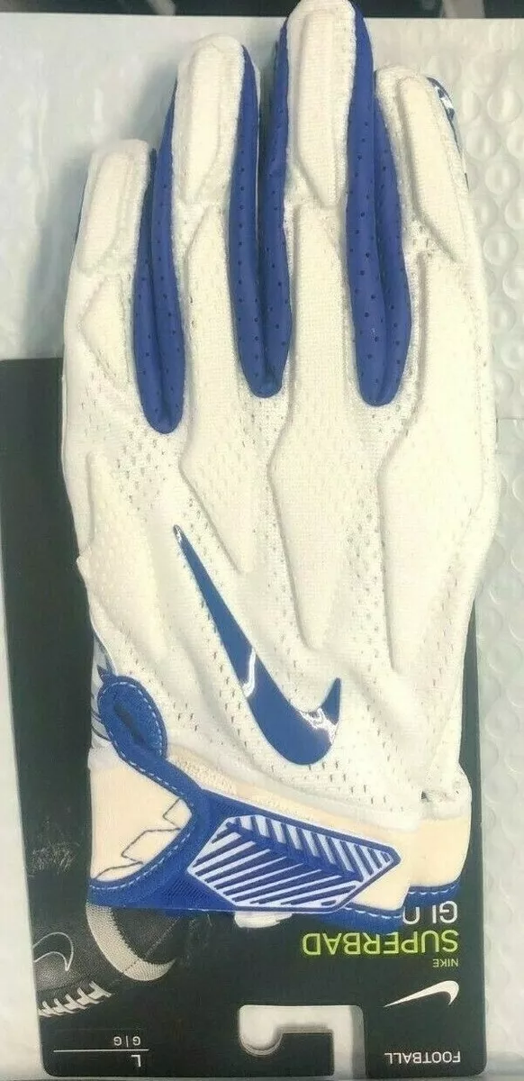 NIKE SUPERBAD 4.5 ADULT PADDED FOOTBALL GLOVES NFL DALLAS COWBOYS NWT XXXL