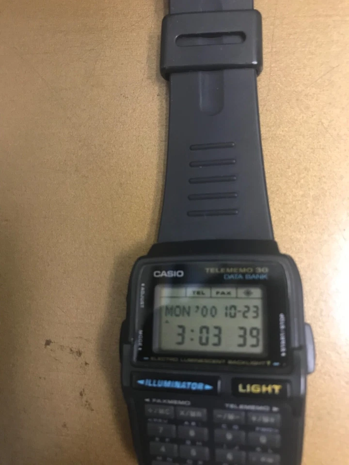 RELOJ CASIO DATA BANK CALCULADORA VINTAGE DBC-30 Foto 3 de 4