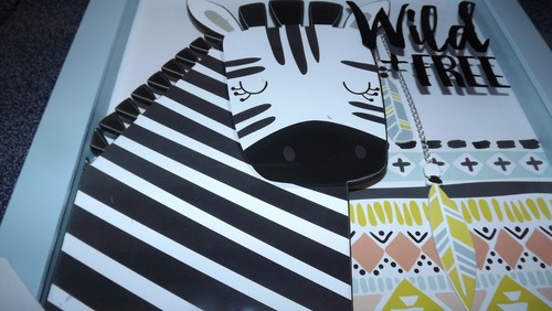 LINDEN AVE. ZEBRA WILD & FREE 3-D WALL ART, FRAMED, NEW. CAROLINE ALFREDS 2017 - Picture 5 of 8