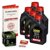 Honda Crf 1000 L Africa Twin (SD06) 17-19, Motul 10W30 ÖL + Hiflo ÖLfilter Set
