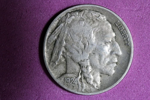 Estate Find 1924 - D Buffalo Nickel!! #N04686