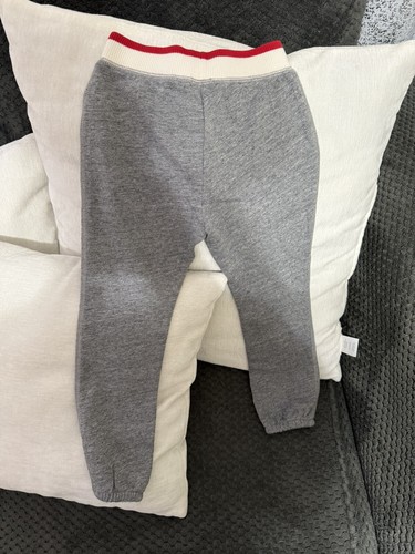 Polo Ralph Lauren Boys Sweatpants Grey & Red New Size 5 - Picture 2 of 3