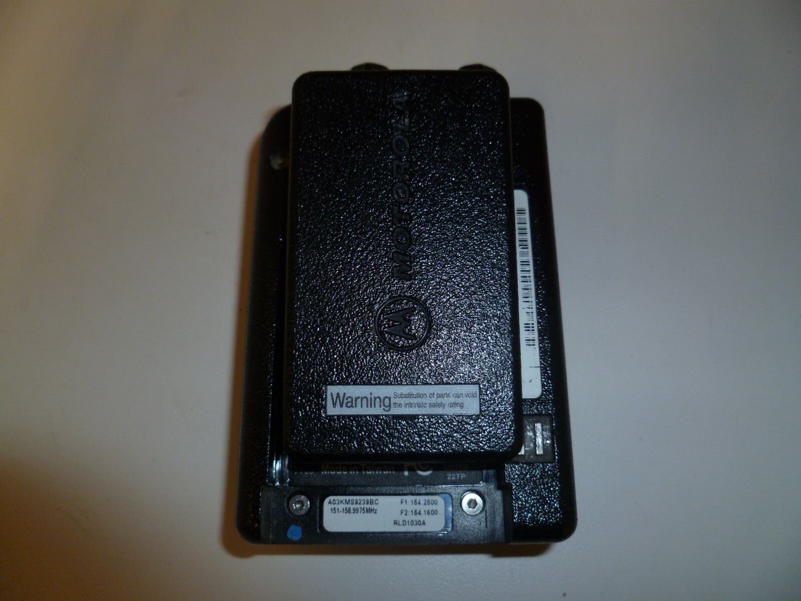 Motorola Minitor V 151158.9 MHz VHF Stored Voice Fire EMS Pager