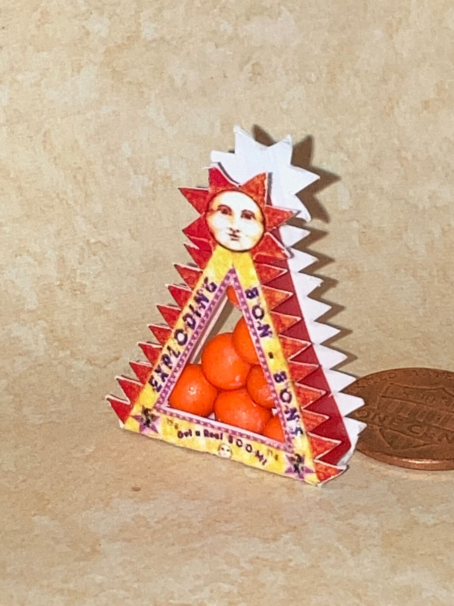 Tiny mini Exploding Bon Bons Candy Box Magic Wizard Witch Harry