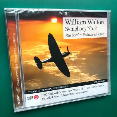 Walton SYMPHONY No.2 Classical Film Score CD Spitfire Prelude Otaka Boult SEALED