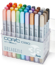 Too COPIC Ciao Start 36 Colors Set Anime Comic Pen Illustration Marker Gift JP