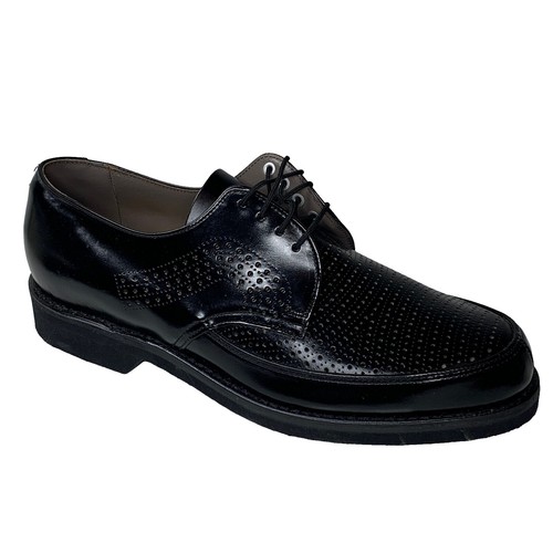 Crown Imperial Bb DEOun CchBlack Leather Men\'s Lace-Up Dress Shoes Crown Imperial Mens Black Leather Lace Up Dress Oxfords  main image 2