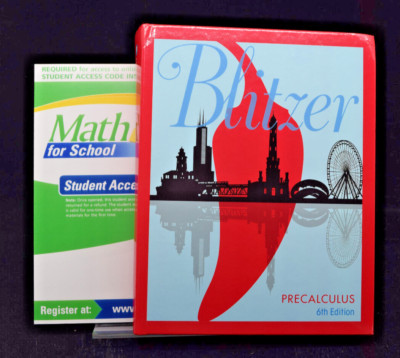NEW Precalculus 6th Edition Robert F. Blitzer w/ Math XL Online Access