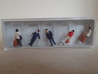 Preiser Chinesisches Bahnpersonal Und Reisende Bahn Zug 10570 H0 1:87 Ovp 5Fig