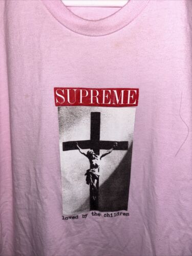 Supreme Loved By The Children T Shirt Pink Adult L - Picture 2 of 5