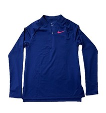 Nike Men’s Small 2023 Pro Elite Team Half-Zip Jersey Made In USA Blue DR5229-455