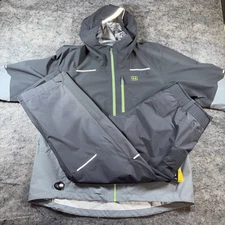 Under Armour Shoreman Jacket & Pants Men’s XL Gray Storm Proof Fishing Outdoors