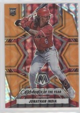 2022 Panini Mosaic 2021 Award Winners Reactive Orange Prizm Jonathan India 0b2