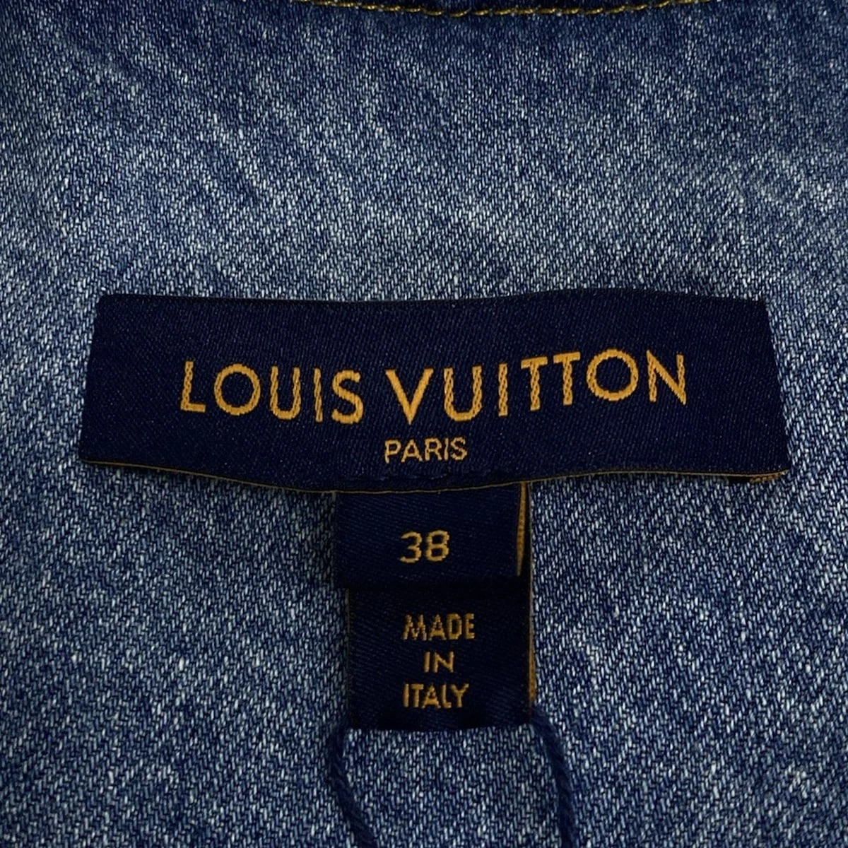 LOUIS VUITTON（LV） Giacca denim doppiopetto originale LOUIS VUITTON 1AFPBR RW241WB EFY FQVE60 blu 