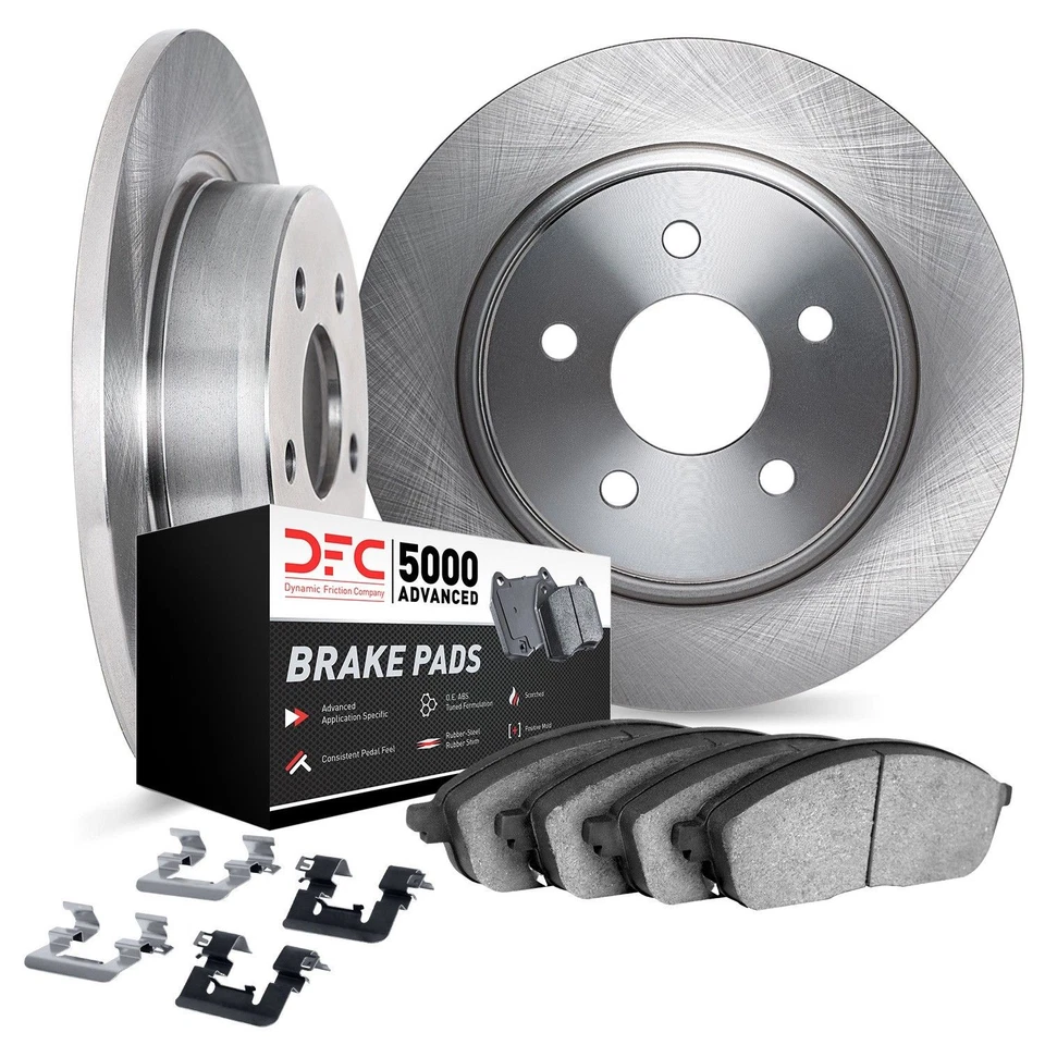Dynamic Friction 6512-63170 Disc Brake Kit For 80-85 Mercedes-Benz 300CD 300D - Image 2 of 4