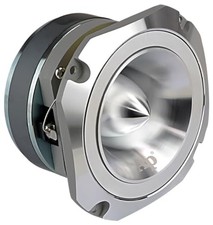 AUDIOPIPE 400W MAX 4 ALUMINUM TWEETER Sold each DIAMOND CHROME CUTTING FINISH