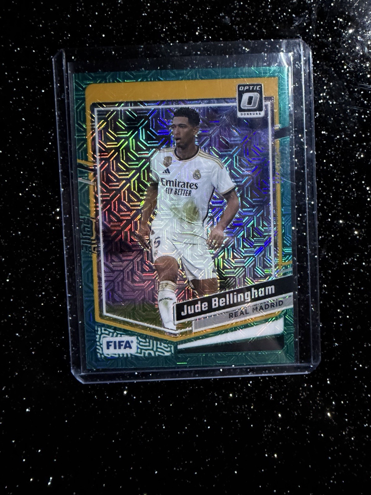 2023-24 Panini Donruss Fifa - Optic Jude Bellingham #120 Teal Mojo Prizm /49
