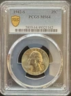 1942-S Washington Quarter PCGS MS64     Free US Shipping