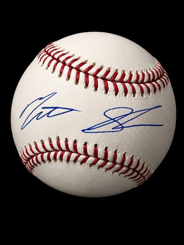 NO RESERVE:  Matt Shaw Autographed Official MLB Baseball Beckett Authentication