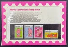 1973 Metric Conversion Australia Post Office Stamp Presentation POP Pack