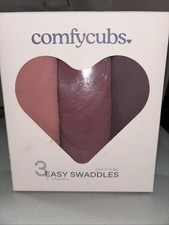 Easy Swaddle Blanket, 3 Pack - 100 Cotton Newborn Wrap, Small for 0-3 Months...