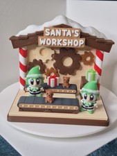 3D Printed Santa  s Workshop Playset   With Elves, Teddy Bears  Gifts