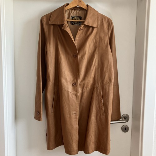 TCM TCHIBO Ledertrenchcoat cognac Ziegenleder - Bild 1 von 13