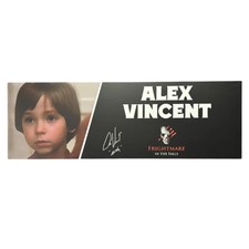 Alex Vincent Autographed Frightmare in the Falls Nameplate