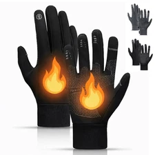 Winter Gloves Touch Screen Water Resistant Windproof Thermal for Cycling Driving