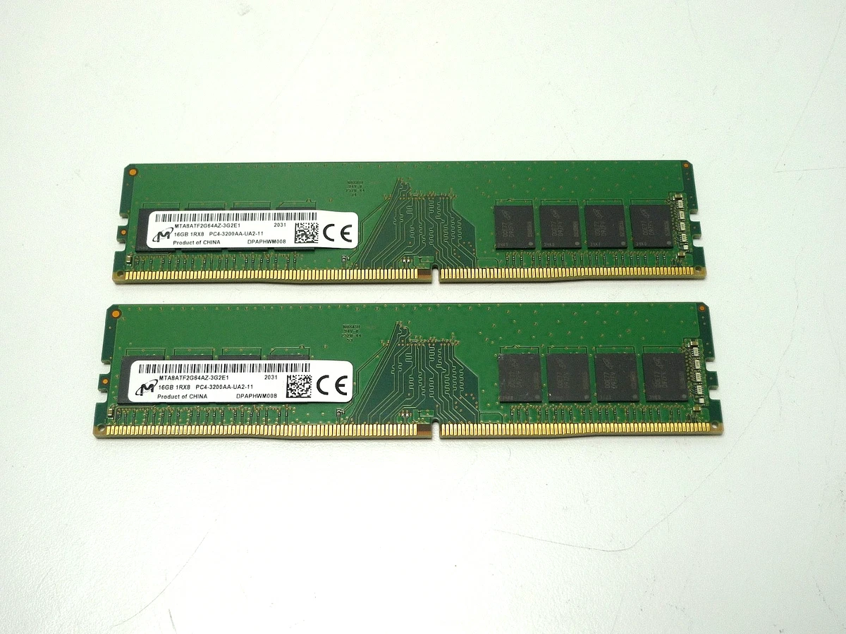 Micron DDR4 SDRAM 32 GB Total Capacity Memory (RAM) for sale | eBay