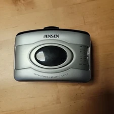 Jensen SCR-60 Portable Tape Player Stereo Cassette AM/FM Walkman Tested Working 