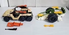 Y-15 VINTAGE 1980'S INCOMPLETE G.I. JOE VEHICLES-DESERT FOX AND ARCTIC BLAST!