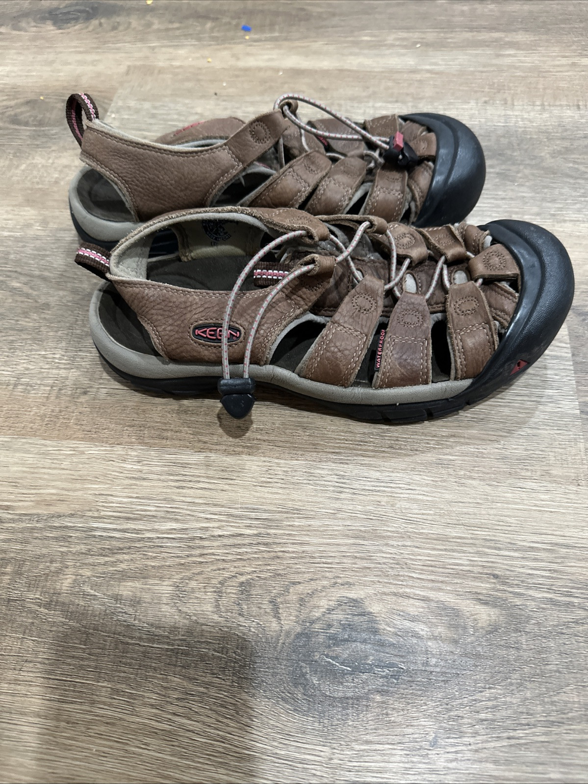Sandali KEEN Newport H2 sligback pelle marrone punta chiusa sandali acqua donna 9