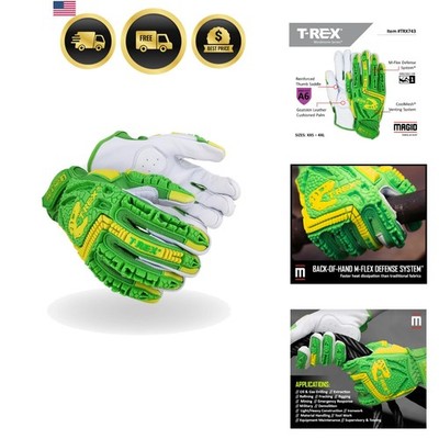 T-REX A6 Impact Gloves, Goatskin, 1 Pair, Size 12/3XL