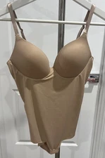 Assets By Spanx Shapewear S Seamless Low Backed Cupped Bodysuit RN112121