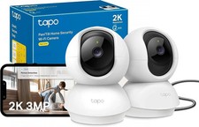 Tapo C210 2-Pack 2K 3MP Pan/Tilt Indoor Security Camera, Wifi Camera, AI Detecti