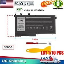 LOT 3DDDG Battery For Dell Precision 15 3520 3530 Latitude E5480 E5580 E5590