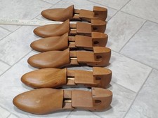 Lot Of 6 Solid Wood Shoe Keepers Trees Shapers ALL Mens Size 8  ALL RIGHT Foot