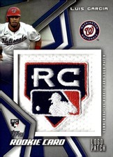 2021 Topps #RP-LG Luis Garcia Rookie Card Logo Manufactured Patch Relic