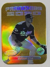 Gavin Lux 2020 Bowman's Best Franchise Die-Cuts Gold Refractor #d 33/50 Rookie