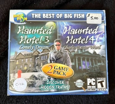 Haunted Hotel 3 & 4 PC Game 2-Pack Lonely Dream Charles Dexter Ward Legacy
