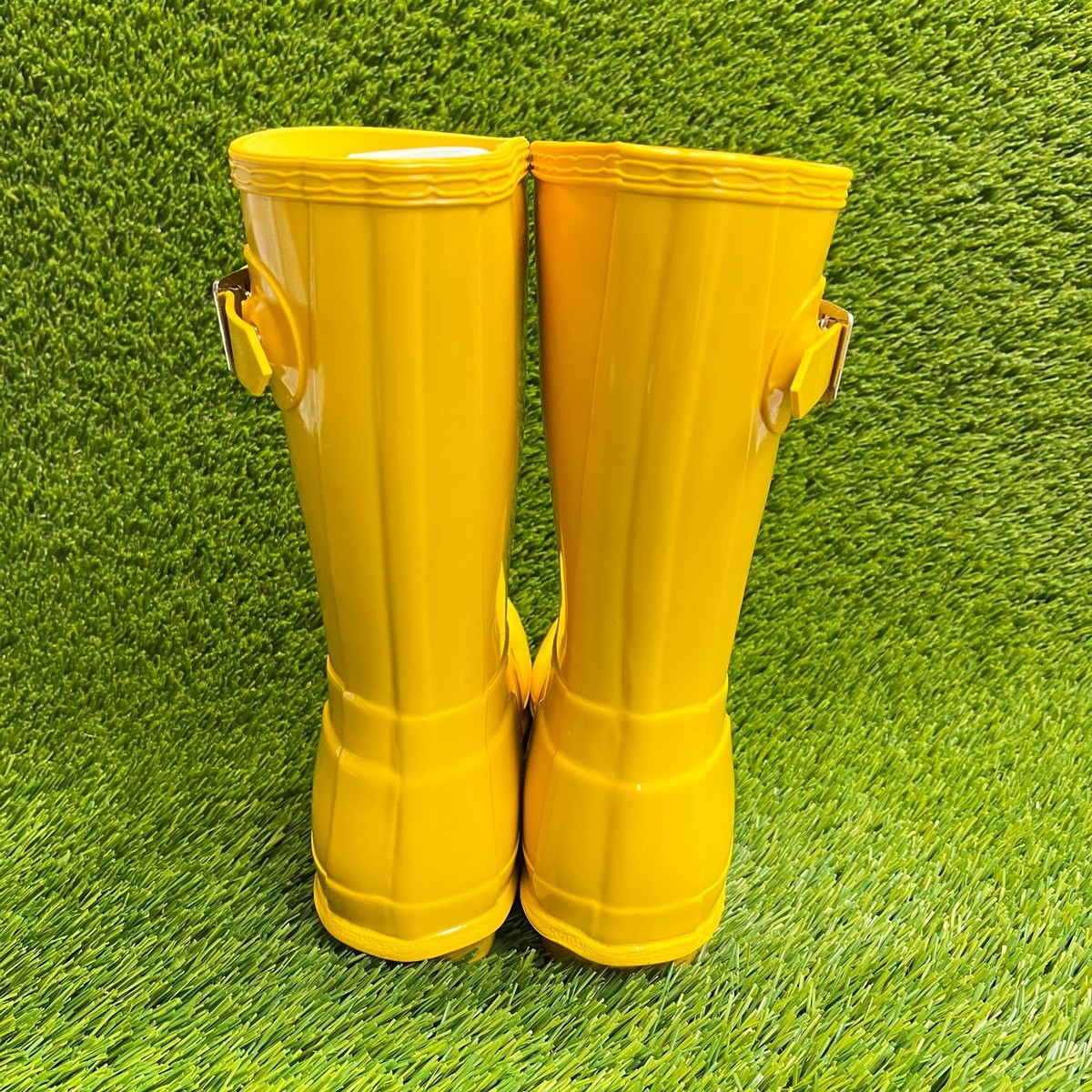 HUNTER Rain boots レディース23 新品未使用 Women Hunter Boots Short Play Boots Original Hunter Rain