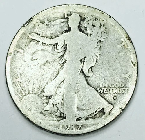 *1917 S WALKING LIBERTY* *SCARCE DATE* NR #G3738