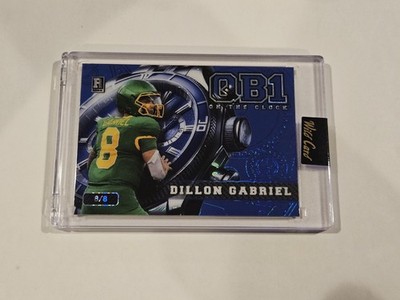 2024 Wild Card QB1 On The Clock - Dillon Gabriel Blue 8/8 (RC) # Match