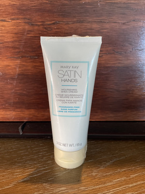 Mary Kay Satin Hands Fragrance Free Protecting Softener Full Size 3 oz ...