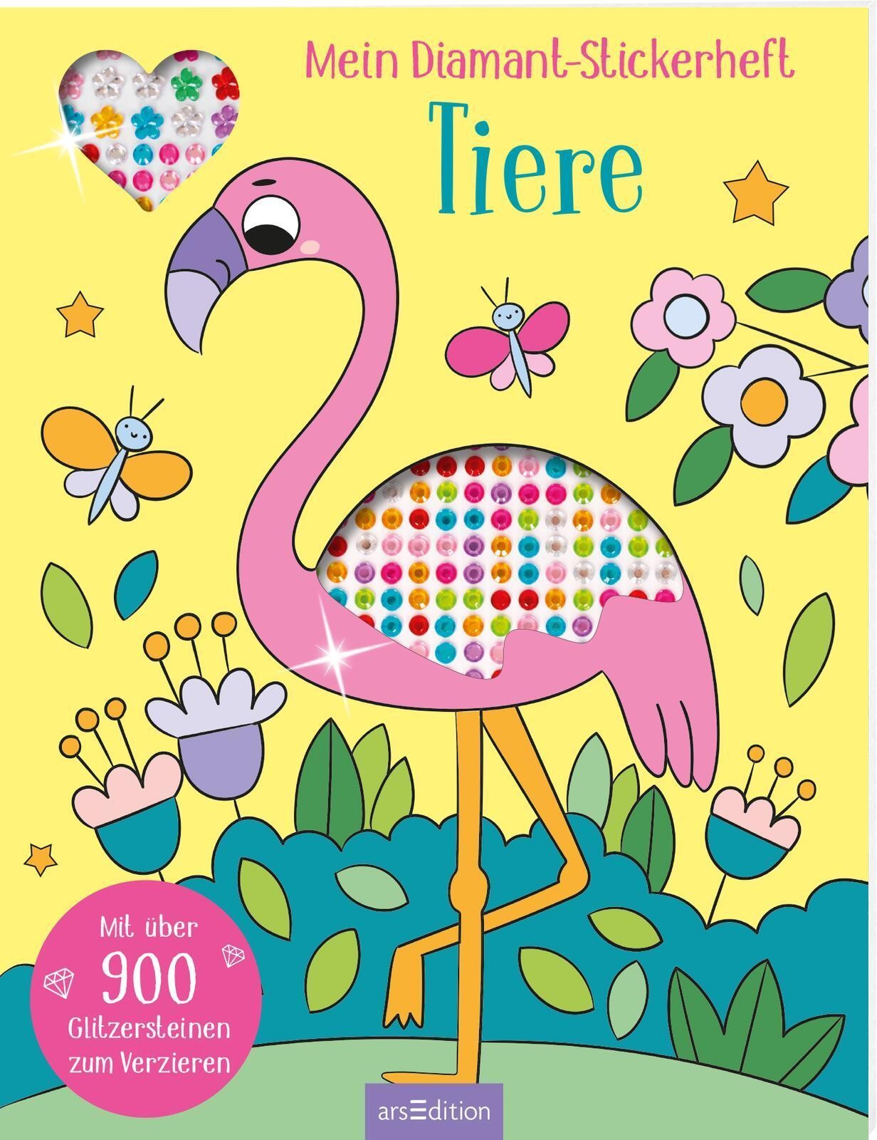 Mein Diamant-Stickerheft - Tiere Sarah Wade