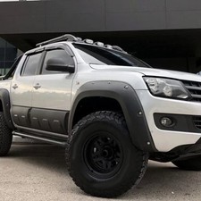 FOR 2010-20 VW AMAROK BLACK WIDE FRONT REAR WHEEL ARCHES FENDER FLARES BODY KITS