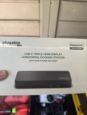 Plugable USB-C Triple-HDMI Docking Station w/Charging & Thunderbolt | UD-3900PDZ