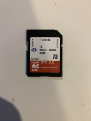 Original Hyundai Tucson Satellitennavigation Navi SD-Karte 96554 D7800 5.X 32GB